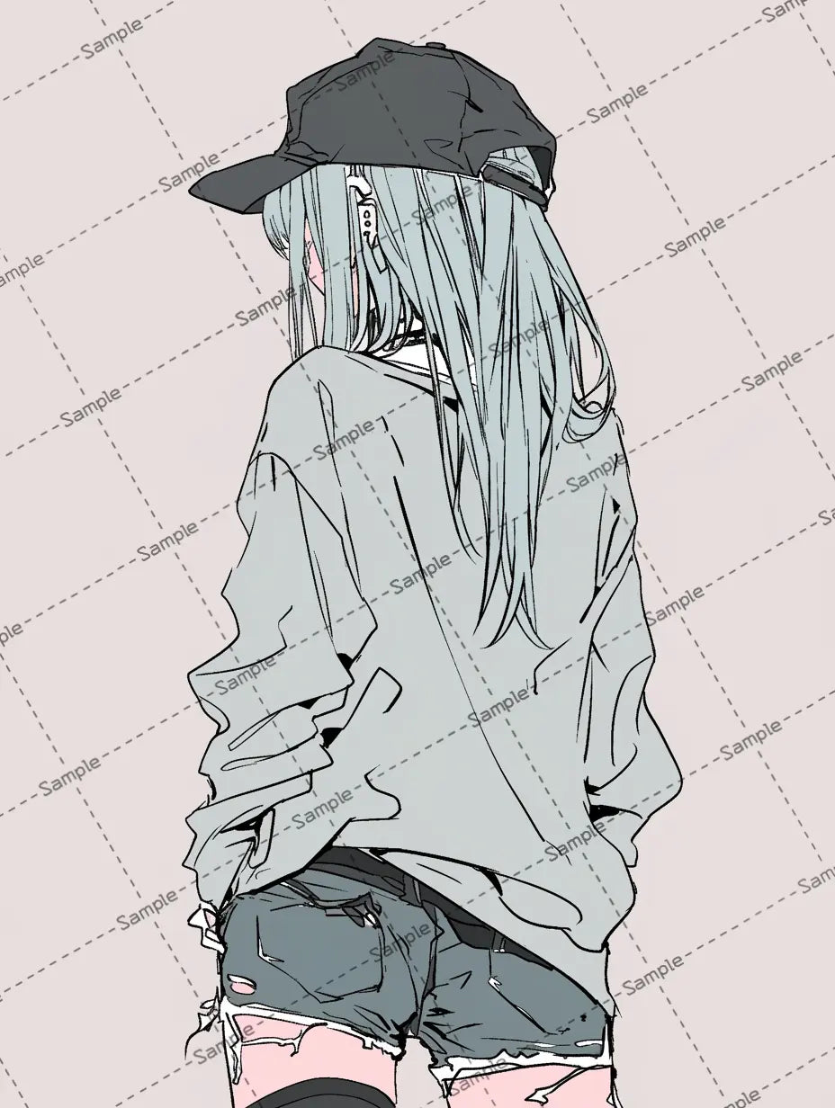女の子のアイコン (コピー) AI イラスト