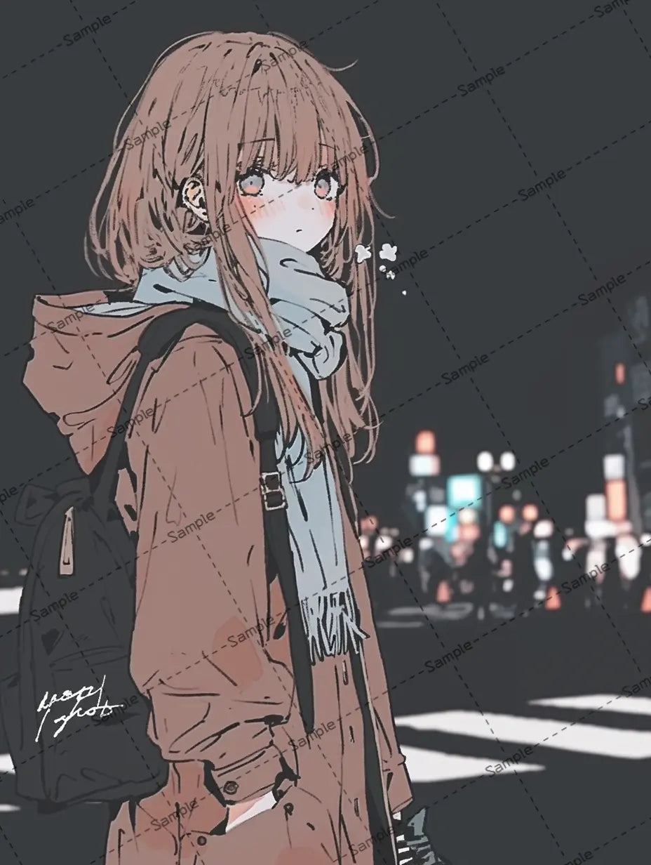 女の子のアイコン (コピー) (コピー) (コピー) (コピー) (コピー) (コピー) AI イラスト
