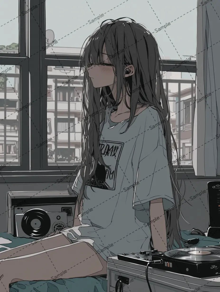女の子のアイコン (コピー) AI イラスト