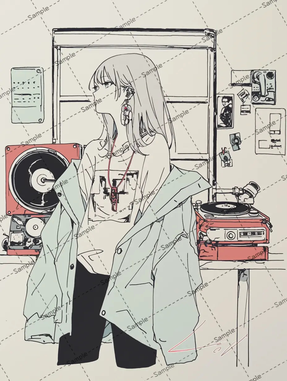 女の子のアイコン (コピー) (コピー) (コピー) (コピー) AI イラスト