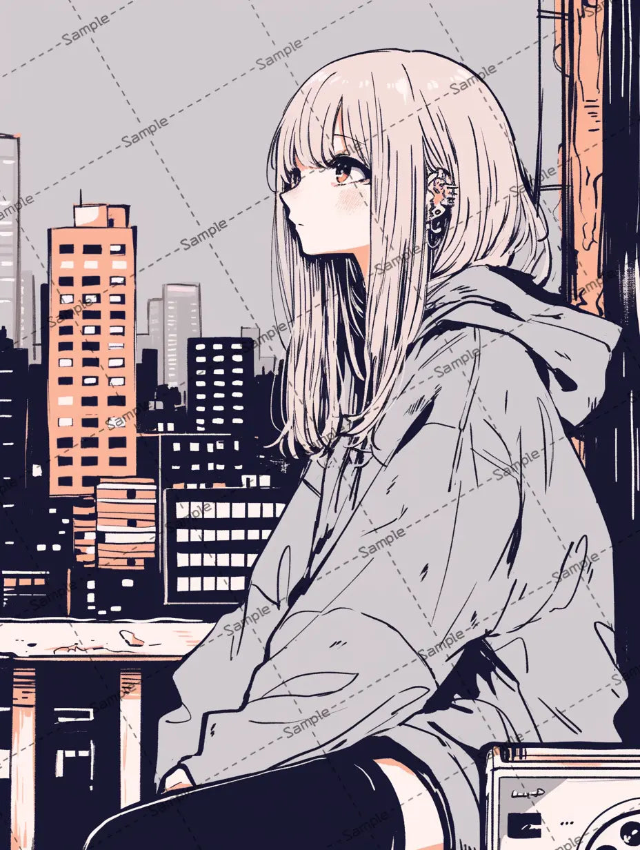 女の子のアイコン (コピー) (コピー) (コピー) (コピー) AI イラスト