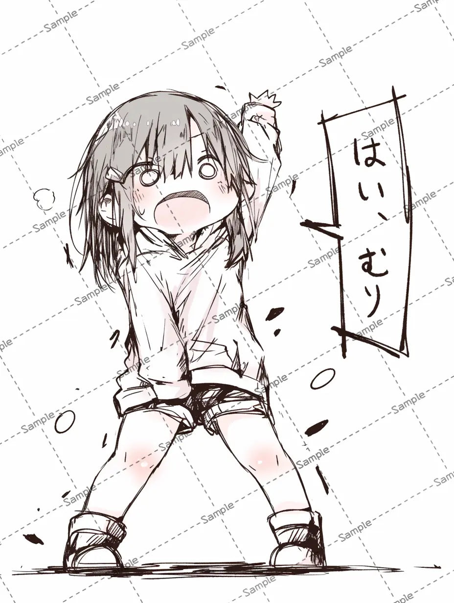 スタンプ風イラスト 案③ AI イラスト