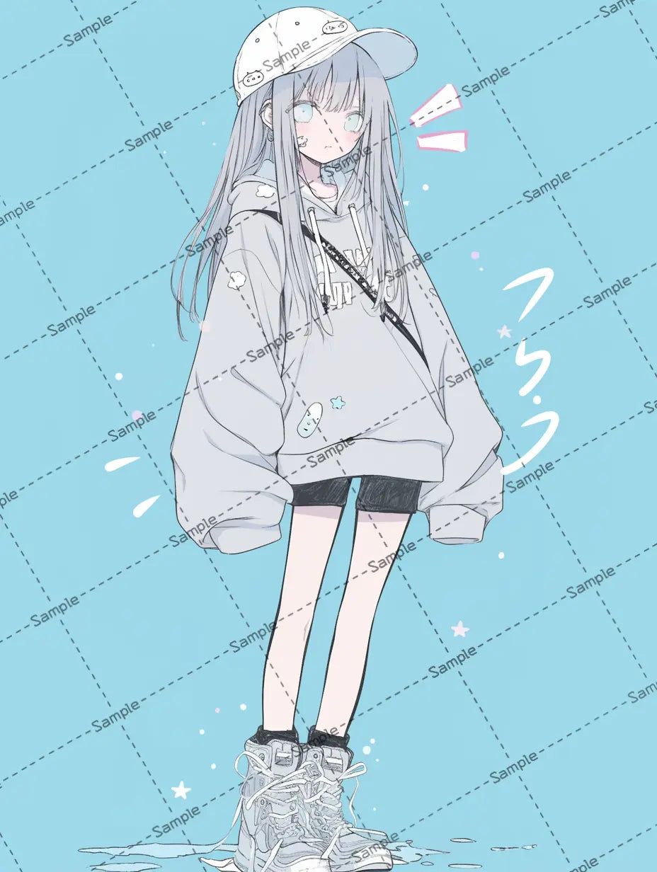 女の子のアイコン AI イラスト