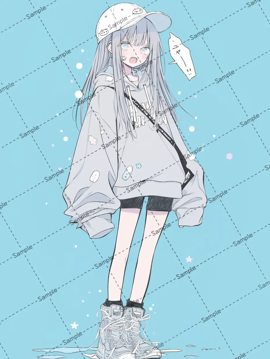 女の子のアイコン AI イラスト