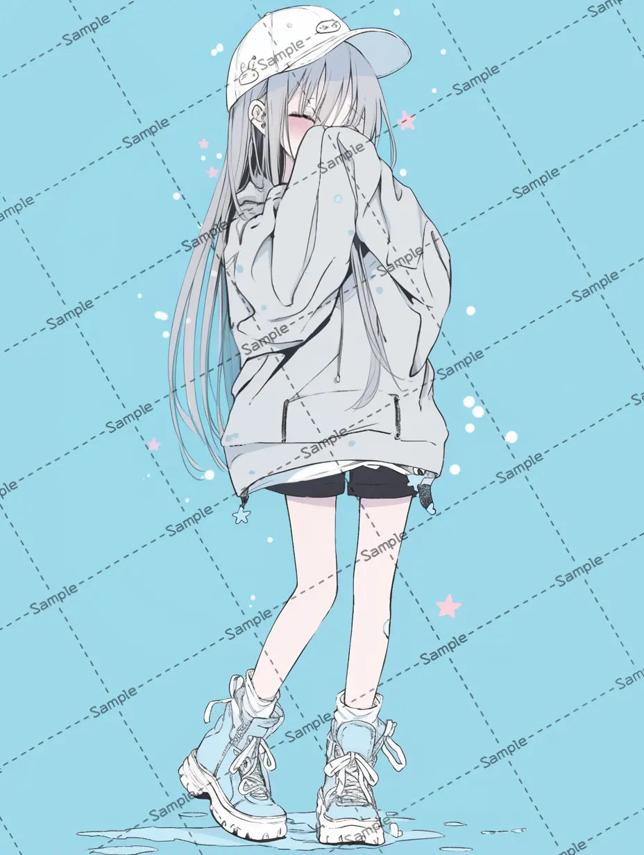 女の子のアイコン AI イラスト