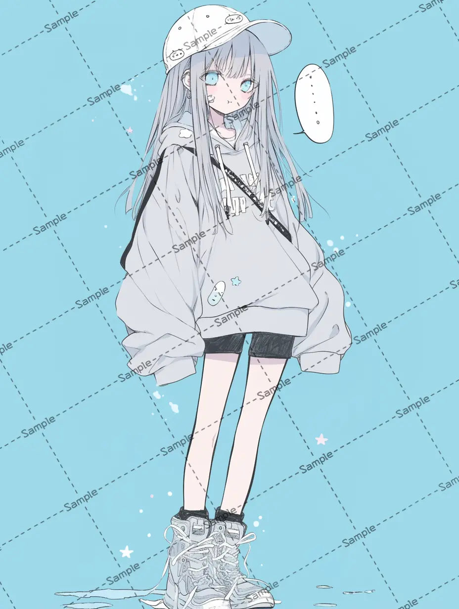 女の子のアイコン AI イラスト