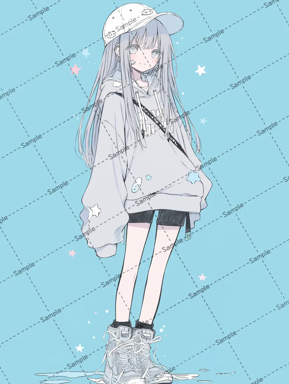 女の子のアイコン AI イラスト