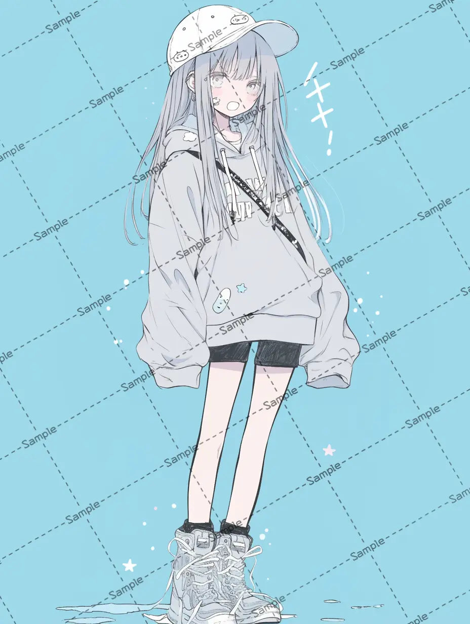 女の子のアイコン AI イラスト