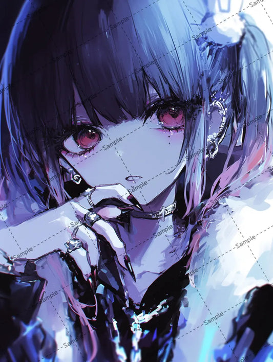 端正なルックスの可愛い女の子のイラスト-アイコン AI イラスト
