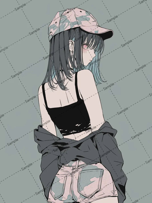 女の子のアイコン (コピー) (コピー) (コピー) (コピー) (コピー) (コピー) AI イラスト