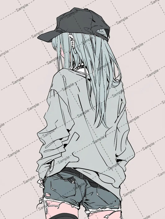 女の子のアイコン (コピー) AI イラスト