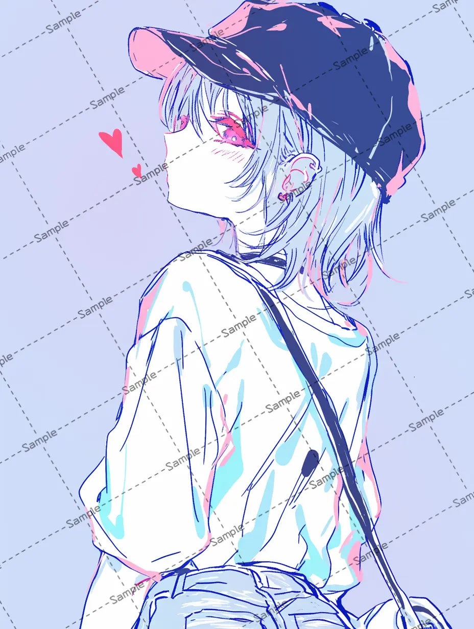 女の子のアイコン (コピー) (コピー) AI イラスト