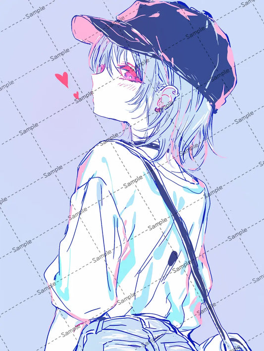女の子のアイコン (コピー) (コピー) AI イラスト