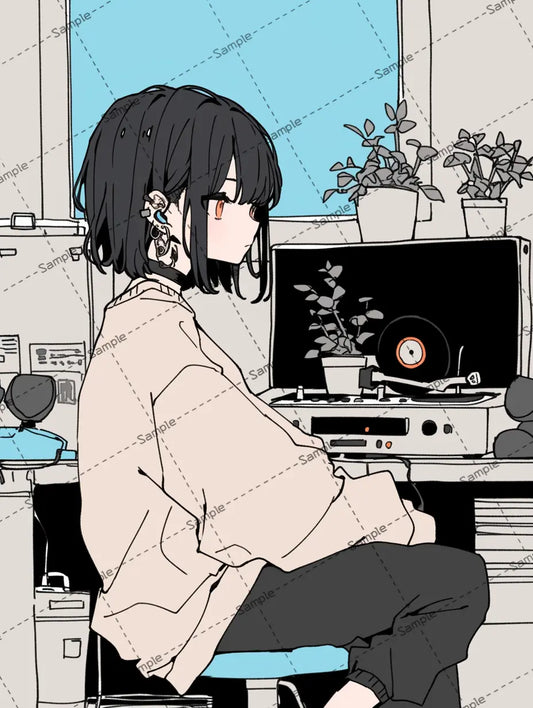 女の子のアイコン (コピー) AI イラスト