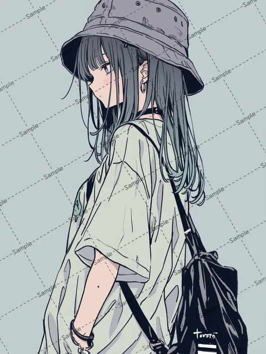 女の子のアイコン (コピー) (コピー) (コピー) AI イラスト
