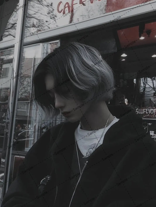 男の写真 AI イラスト