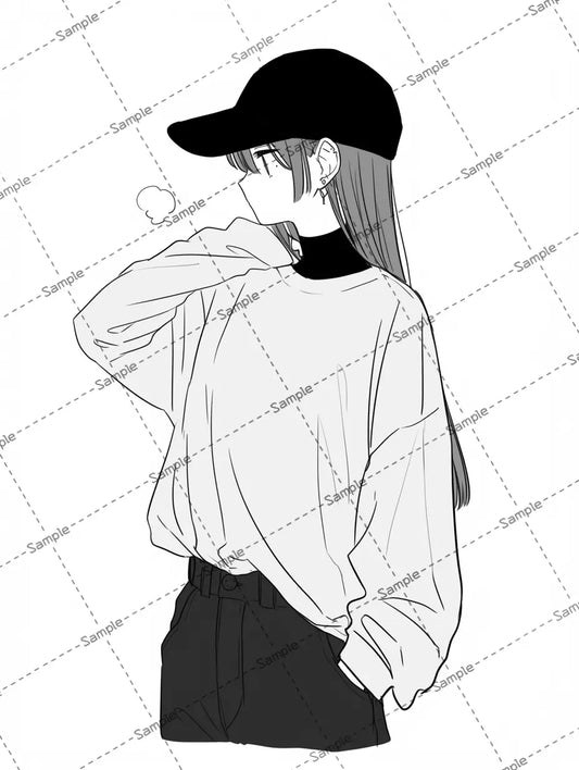 女の子のアイコン (コピー) (コピー) AI イラスト