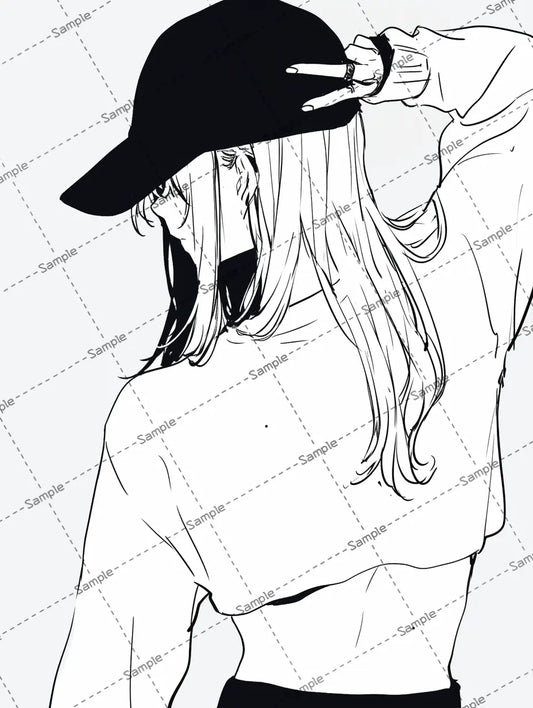 女の子のアイコン (コピー) AI イラスト