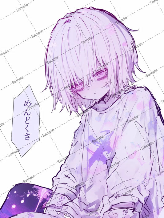 スタンプ風イラスト 案① AI イラスト