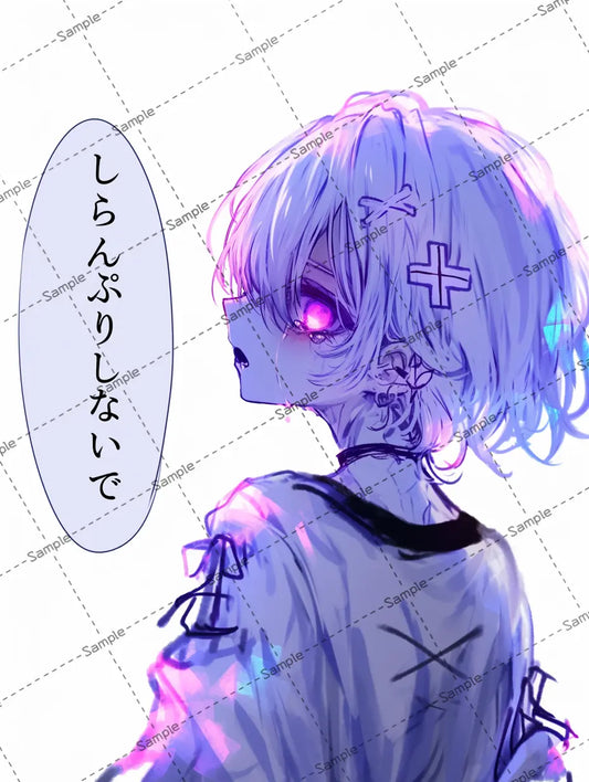 返信ないスタンプ風イラスト AI イラスト
